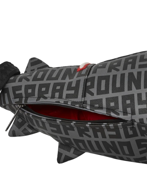 SPRAYGROUND SHARKFINITY STEALTH PILOT SHARK SHAPE DUFFLE - Image 11