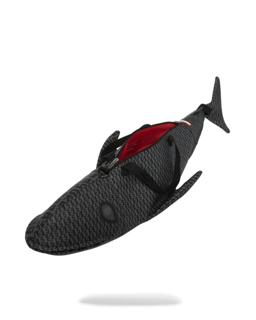 SPRAYGROUND SHARKFINITY STEALTH PILOT SHARK SHAPE DUFFLE - Image 13