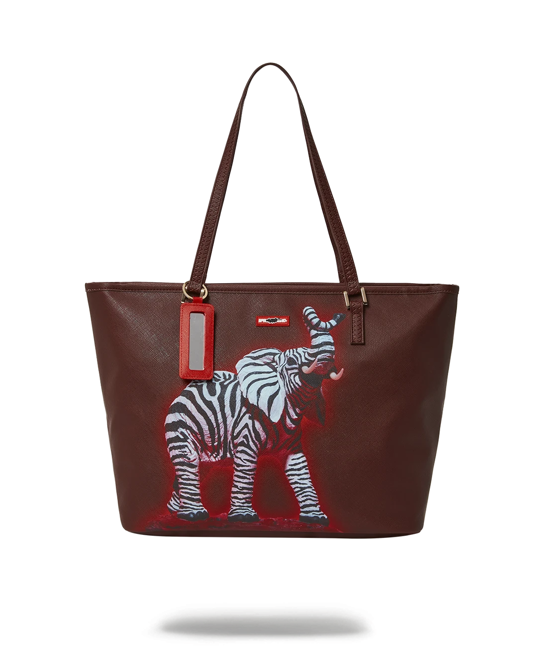 SPRAYGROUND ZEBRA ELEPHANT RON ENGLISH COLLAB TOTE 3 SPRAYGROUND ZEBRA ELEPHANT RON ENGLISH COLLAB TOTE