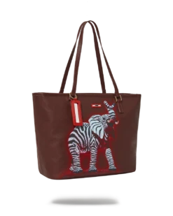 SPRAYGROUND ZEBRA ELEPHANT RON ENGLISH COLLAB TOTE 16 SPRAYGROUND ZEBRA ELEPHANT RON ENGLISH COLLAB TOTE -Bag Sale Store T4920 2