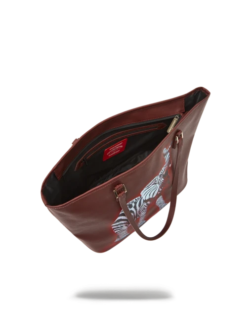 SPRAYGROUND ZEBRA ELEPHANT RON ENGLISH COLLAB TOTE - Image 7