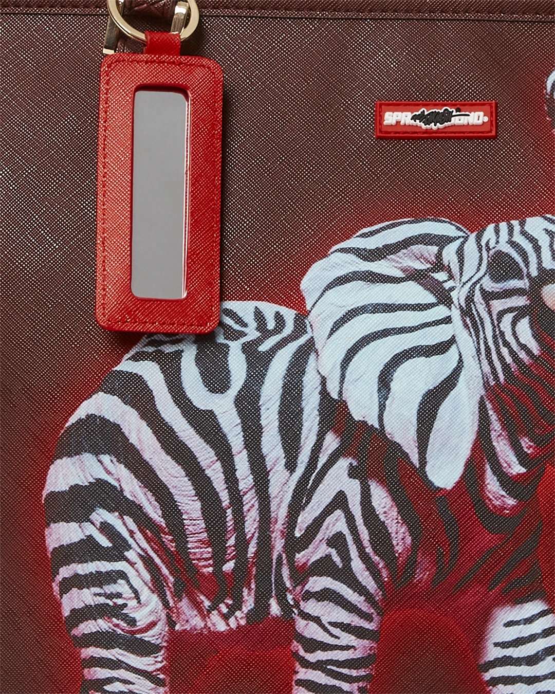 SPRAYGROUND ZEBRA ELEPHANT RON ENGLISH COLLAB TOTE 11 SPRAYGROUND ZEBRA ELEPHANT RON ENGLISH COLLAB TOTE - Image 9