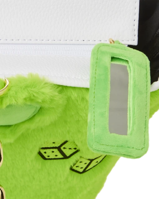 SPRAYGROUND PLUSH MONEYBEAR TOTE (GREEN) - Image 8