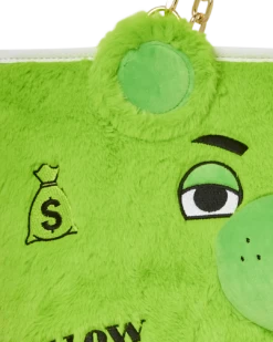 SPRAYGROUND PLUSH MONEYBEAR TOTE (GREEN) 20 SPRAYGROUND PLUSH MONEYBEAR TOTE (GREEN) -Bag Sale Store T5409 11