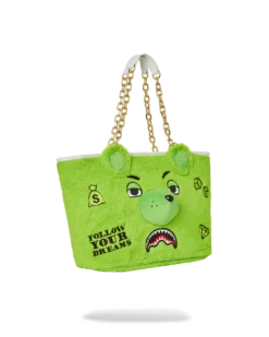 SPRAYGROUND PLUSH MONEYBEAR TOTE (GREEN) 14 SPRAYGROUND PLUSH MONEYBEAR TOTE (GREEN) -Bag Sale Store T5409 2