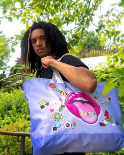 SPRAYGROUND BLAH! BEACH TOTE 19 SPRAYGROUND BLAH! BEACH TOTE -Bag Sale Store T5587 4 1