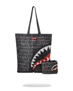 SPRAYGROUND SHARKFINITY STEALTH PILOT PACKABLE TOTE 15 SPRAYGROUND SHARKFINITY STEALTH PILOT PACKABLE TOTE -Bag Sale Store T5611 1 1
