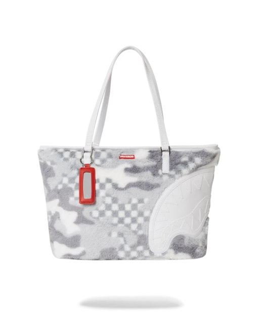 SPRAYGROUND 3AM PLUSH SWISS ALPS TOTE