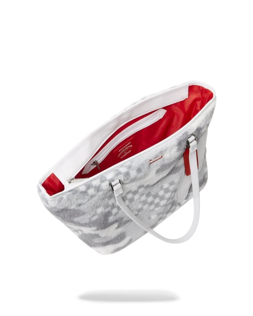 SPRAYGROUND 3AM PLUSH SWISS ALPS TOTE - Image 12