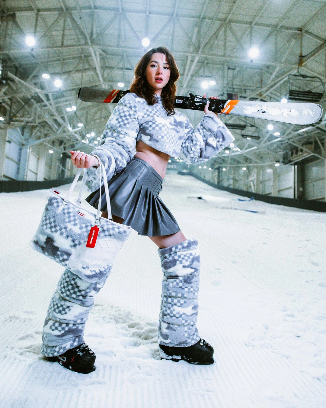 SPRAYGROUND 3AM PLUSH SWISS ALPS TOTE 15 SPRAYGROUND 3AM PLUSH SWISS ALPS TOTE - Image 13