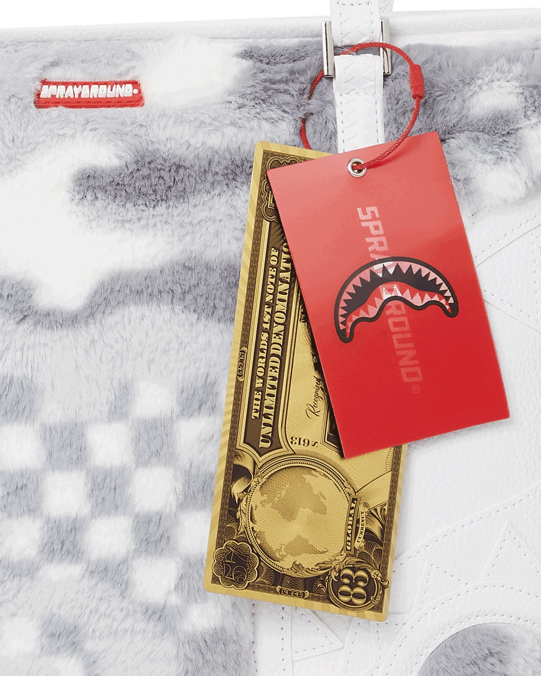 SPRAYGROUND 3AM PLUSH SWISS ALPS TOTE 17 SPRAYGROUND 3AM PLUSH SWISS ALPS TOTE - Image 15